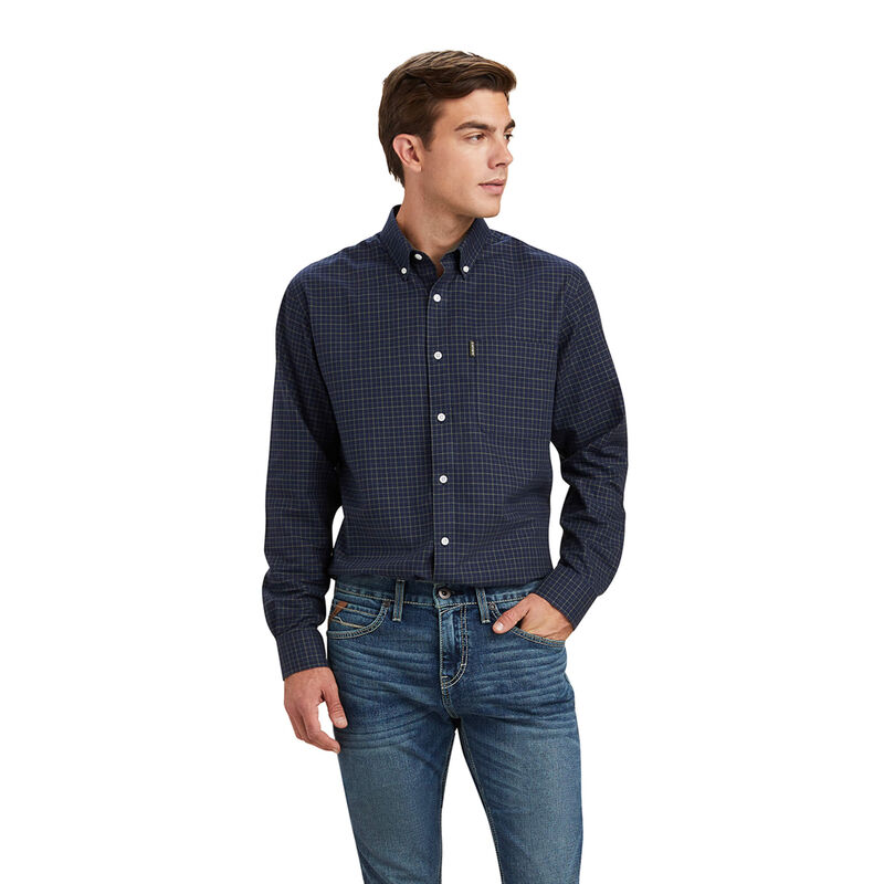 Ariat Hemden Herren - Clement Navy ( CMHJV-7801 )